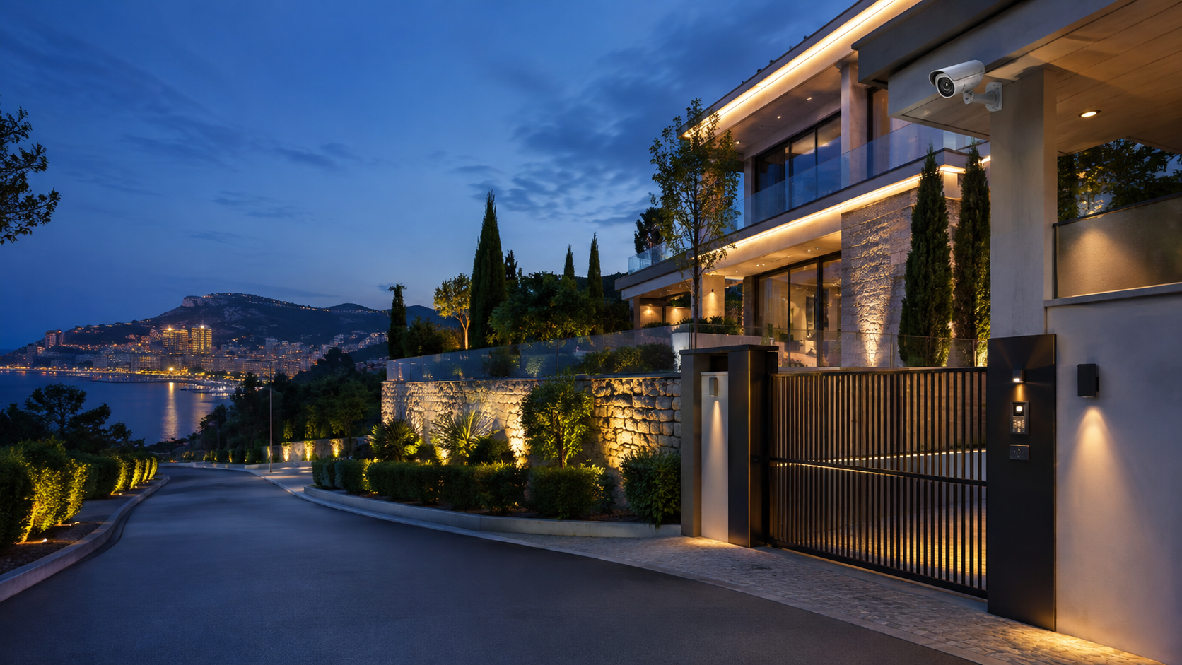 Caméra extérieure pour villa et propriété à Monaco